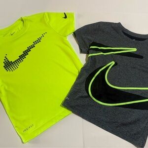 Nike Kids Dri-Fit Tee Shirts - size 6- (Lot of 2 shirts)